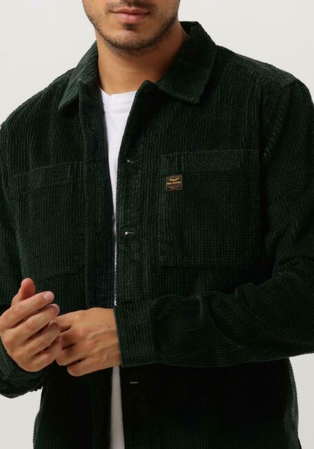PME LEGEND Surchemise LONG SLEEVE SHIRT CTN DOBBY CORDUROY en vert - large