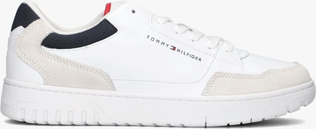Witte TOMMY HILFIGER Lage sneakers TH BASKET COR - large