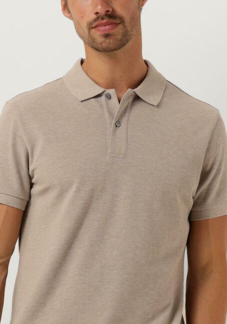 PROFUOMO Polo POLO SHORT SLEEVE en beige - large
