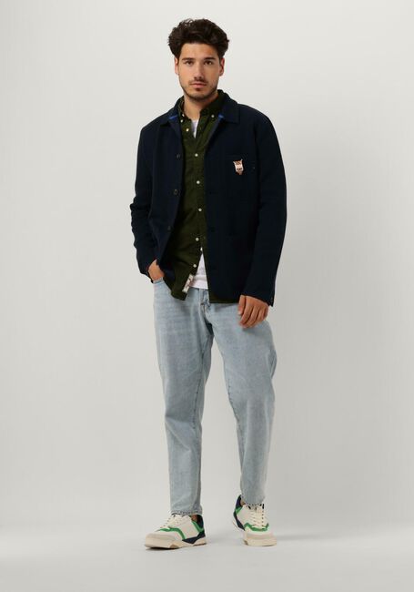 SCOTCH & SODA Chemise d&eacute;contract&eacute; FINE CORDUROY SHIRT - SLIM FIT en vert - large