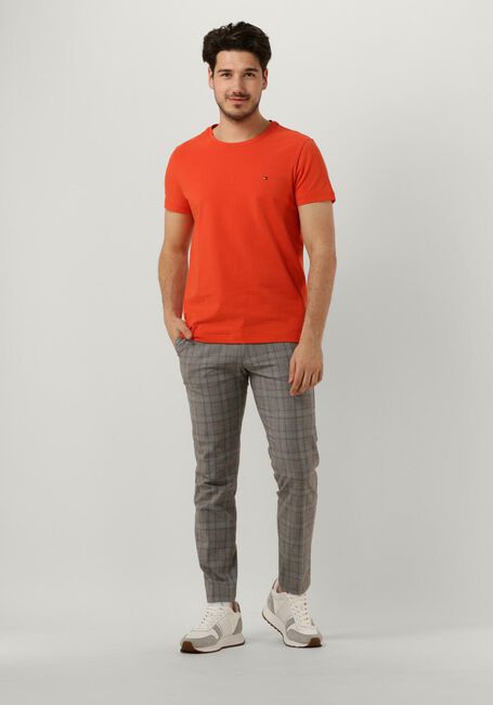 TOMMY HILFIGER T-shirt STRETCH EXTRA SLIM FIT TEE en orange - large