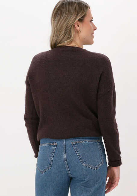 Bruine MSCH COPENHAGEN Trui FEMME MOHAIR O PULLOVER - large