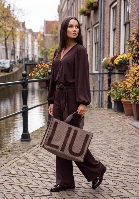 STUDIO ANNELOES Combinaison Cherie jumpsuit en marron - large