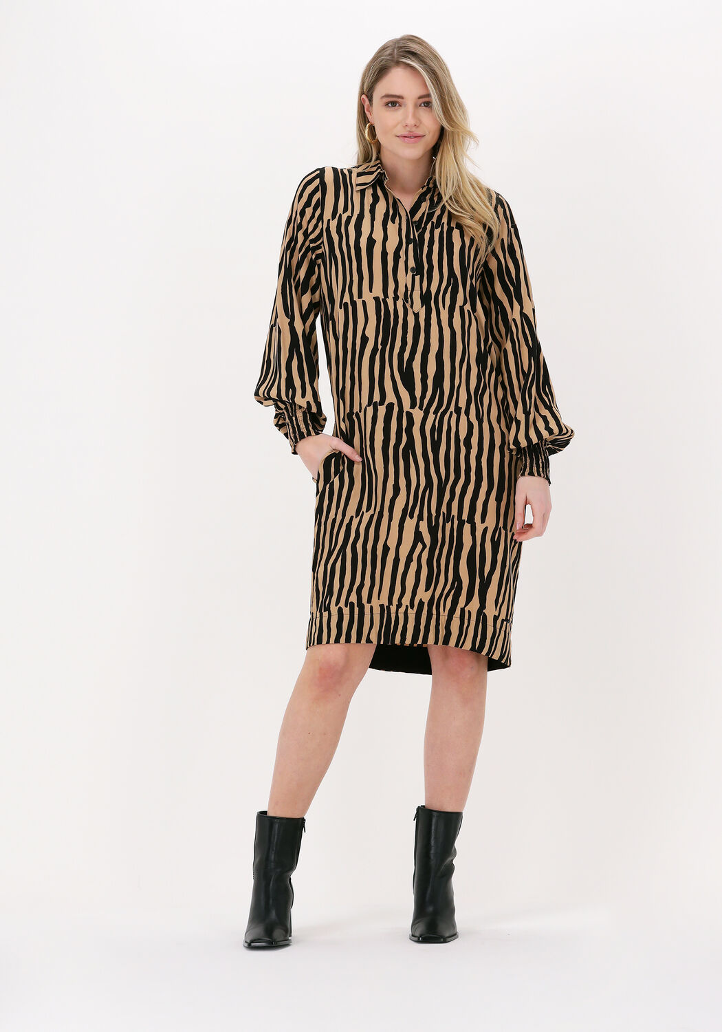 Camel sales jurk dames