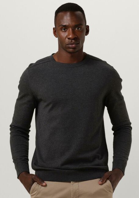 Grijze SELECTED HOMME Trui SLHBERG CREW NECK B - large