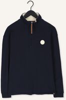 SCOTCH & SODA Chandail HALF-ZIP TRACK TOP WITH FAUX L Bleu foncé SCOTCH & SODA Chandail HALF-ZIP TRACK TOP WITH FAUX L Bleu foncé - medium