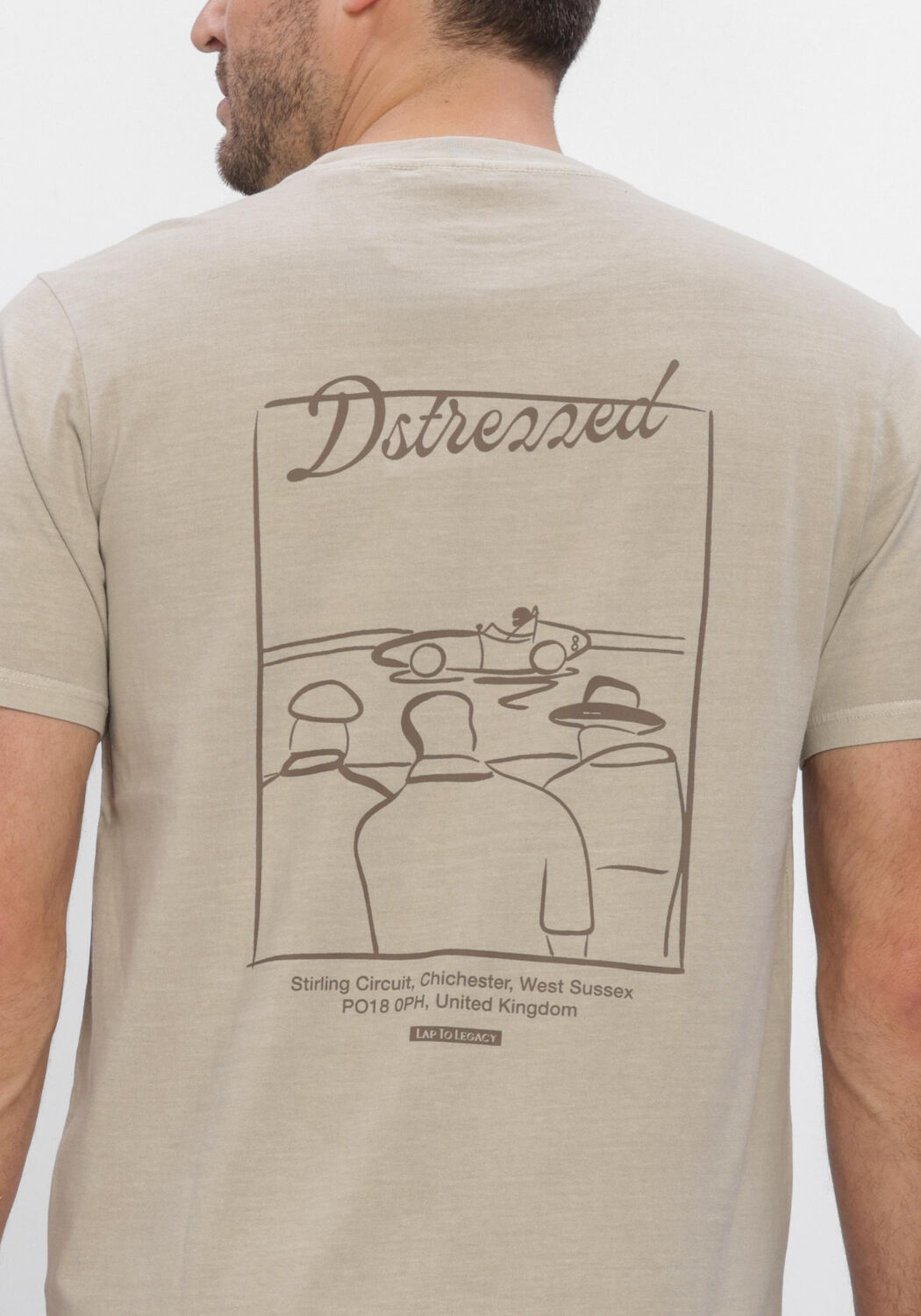 DSTREZZED T-shirt NICKOLAS TEE Sable - large