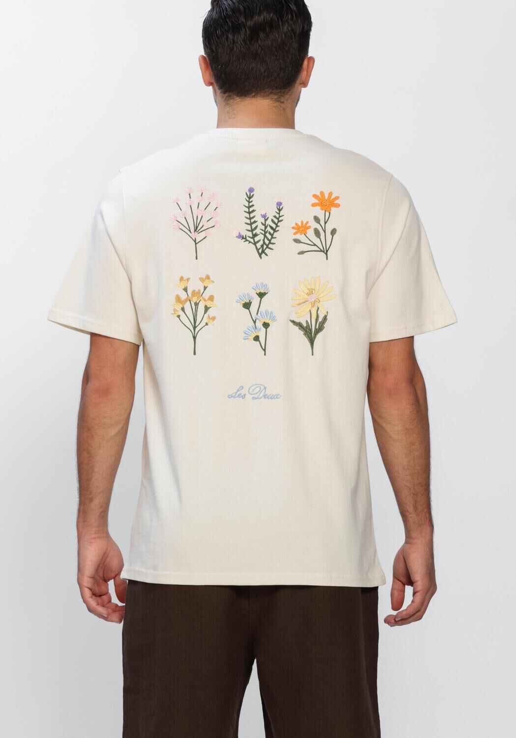 Creme LES DEUX T-shirt WILD FLOWER T-SHIRT - large