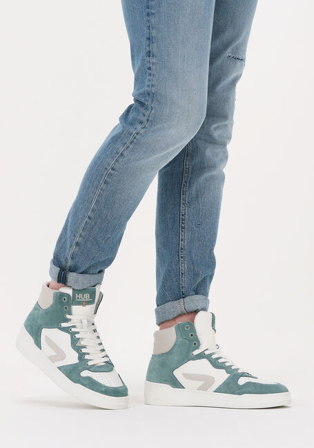 HUB Baskets montantes COURT-Z HIGH MEN en blanc - large