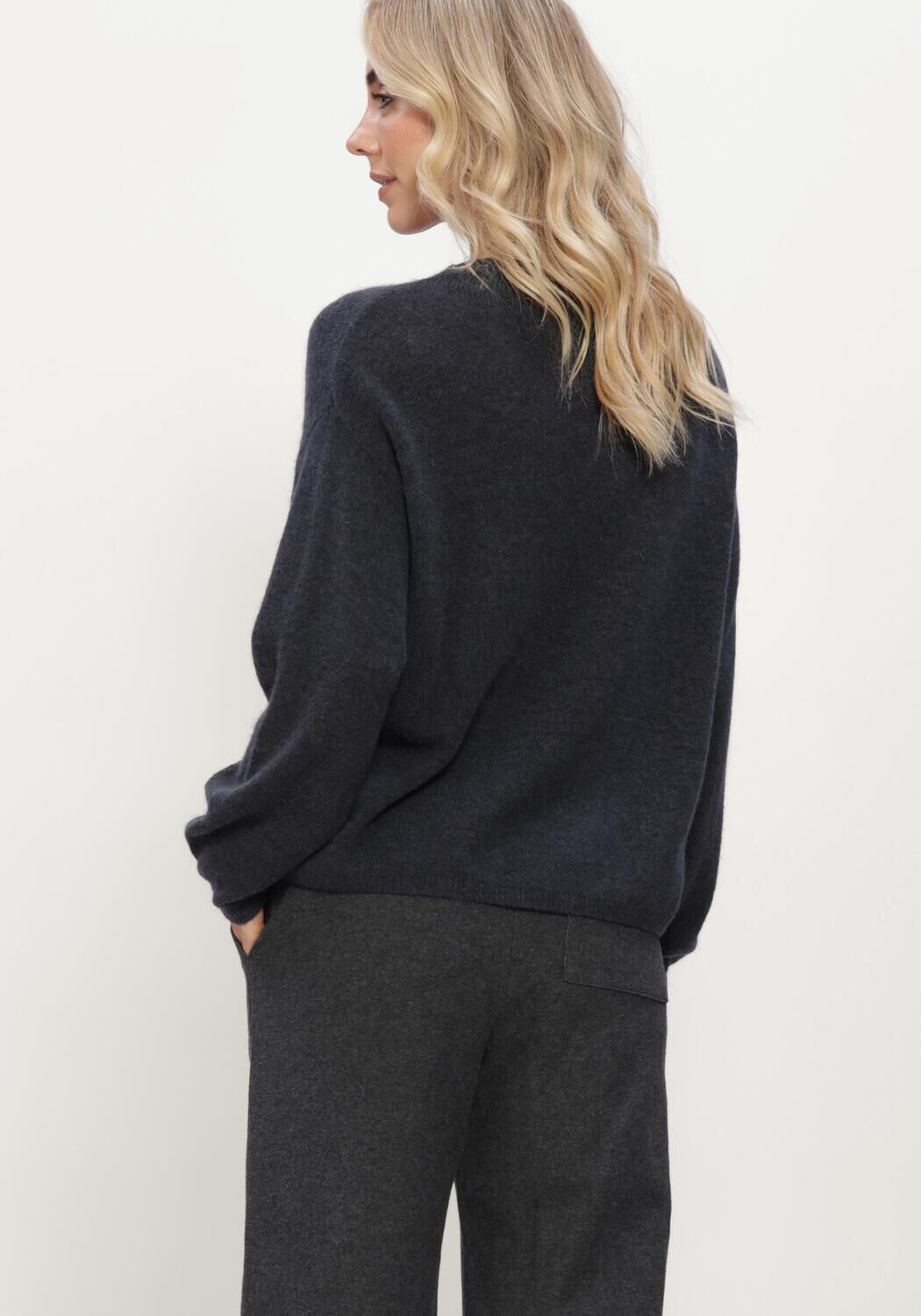 MSCH COPENHAGEN Pull MSCHVILOH ALEGRIA PULLOVER Gris fonc&eacute; - large