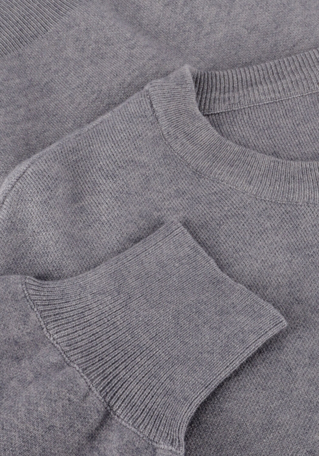 Lichtgrijze MINUS Trui LUPI KNIT PULLOVER - large