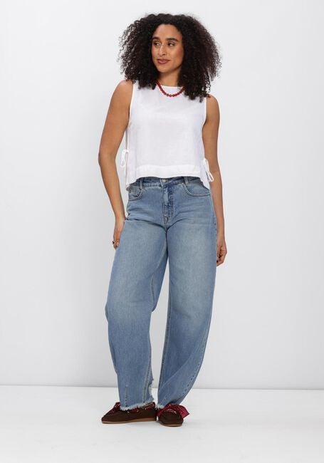 Witte NEO NOIR Truien/vesten SVETLANA LINEN TOP - large