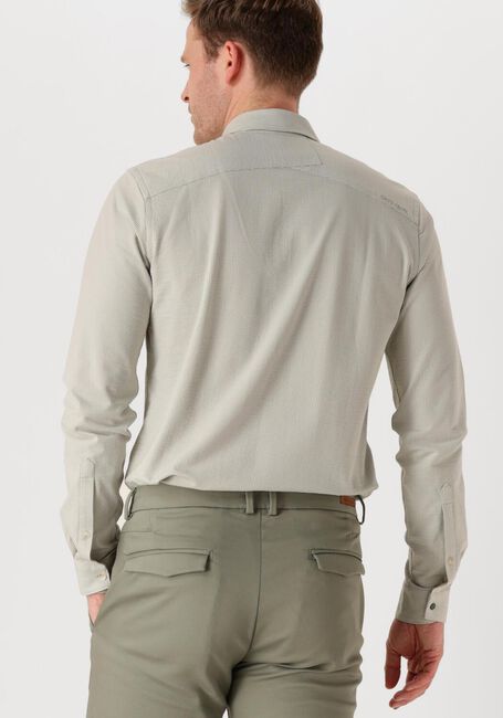 Groene CAST IRON Casual overhemd LONG SLEEVE SHIRT TEC DOBBY JERSEY STRIPE - large