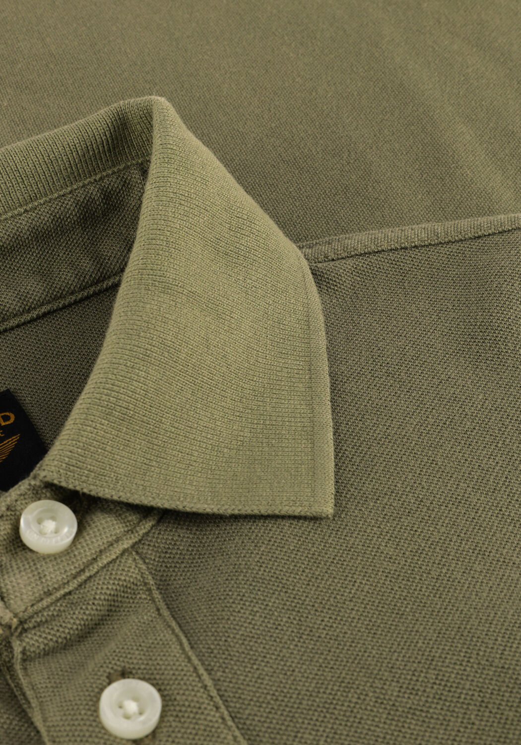 Olijf PME LEGEND Polo PIQUE GARMENT DYE - large