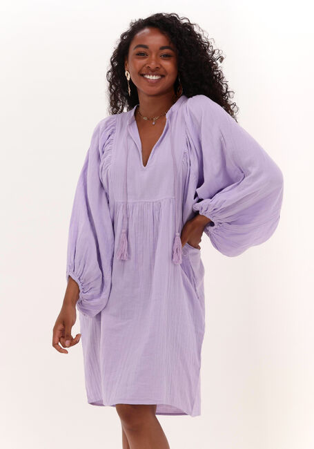 SISSEL EDELBO Mini robe STINE ORGANIC COTTON DRESS Lilas - large