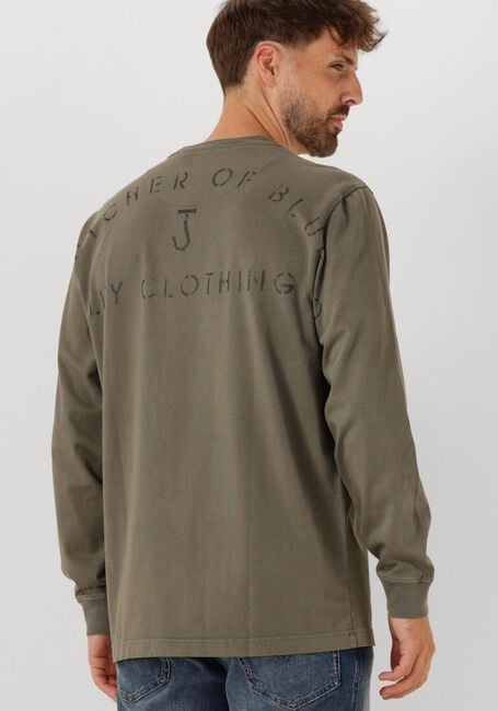 Olijf BUTCHER OF BLUE T-shirt ARMY QCC LOOSE TEE LS - large