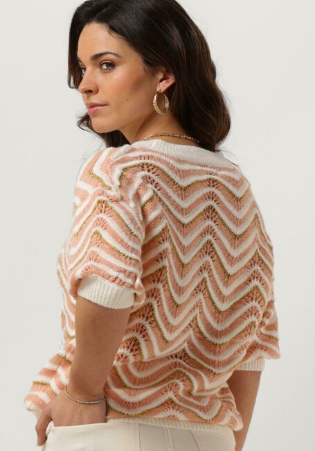 YDENCE Haut KNITTED TOP JOSIE Blanc - large