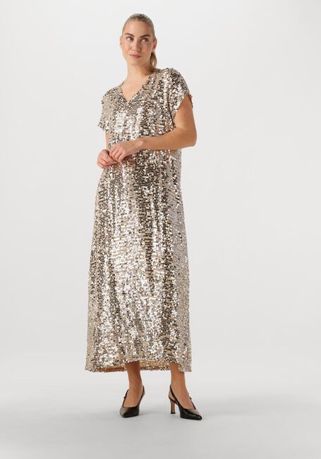 Metallic BRUUNS BAZAAR Midi jurk BIARA DRESS - large