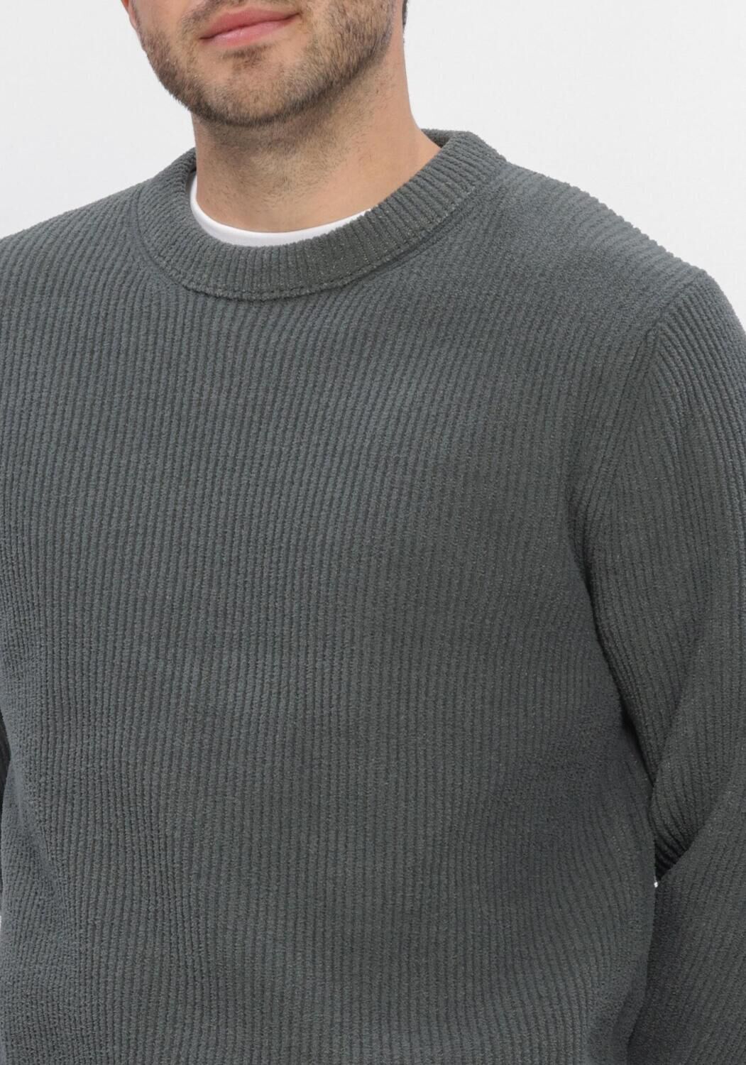 Donkergroene DSTREZZED Trui DS_LEVI CREWNECK - large