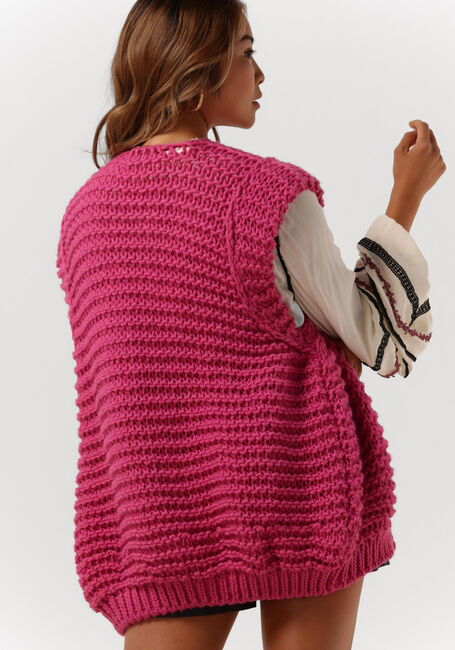 NOTRE-V Gilet KNIT GILET en rose - large