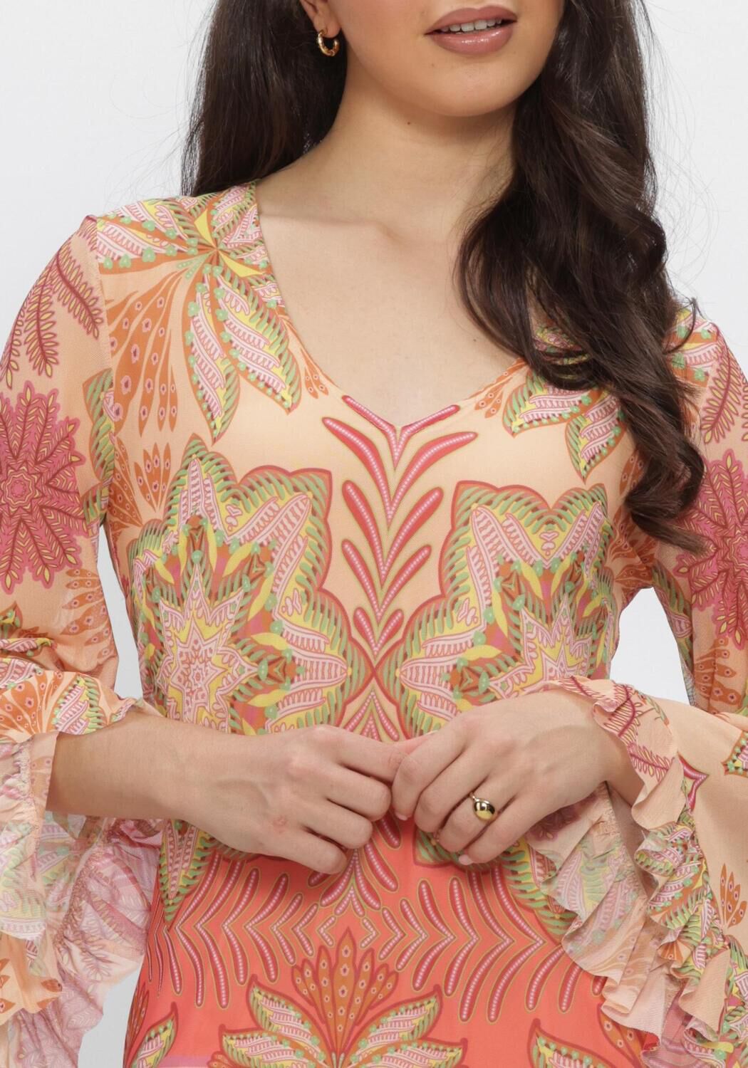 ANA ALCAZAR Robe midi 041850-3820 en multicolore - large