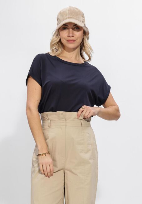 Donkerblauwe KNIT-TED T-shirt EMMA - large