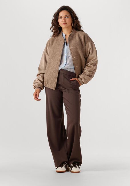 NUKUS Jack BALTIMORE JACKET SATIN en taupe - large
