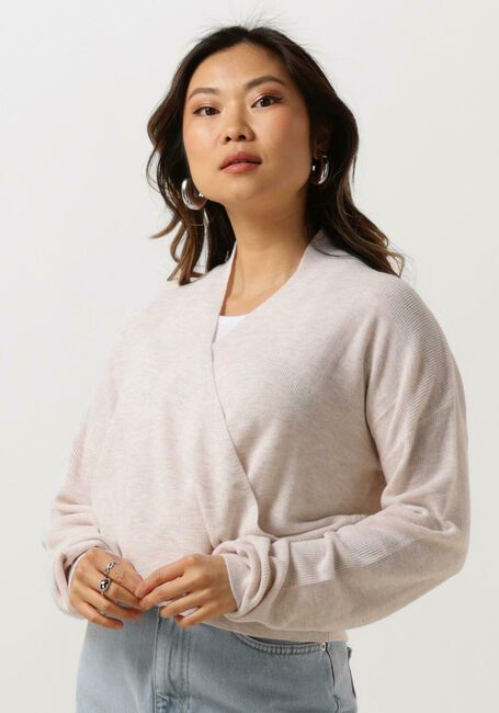 Gebroken wit ANOTHER LABEL Trui LEN KNITTED PULL L/S - large