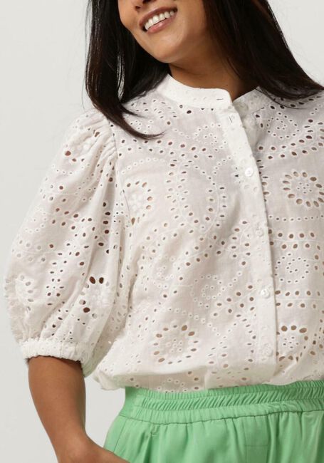 SUMMUM Blouse BLOUSE CHIFFLY EMBROIDERY en blanc - large