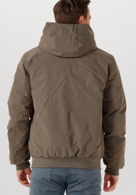 AIRFORCE Jack HOODED REVERSIBLE JACKET Kaki - large