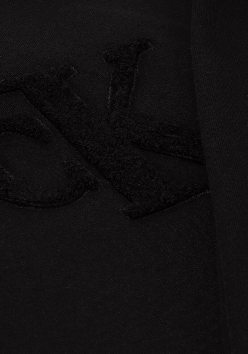 Zwarte CALVIN KLEIN Trui CHENILLE CK CREWNECK - large