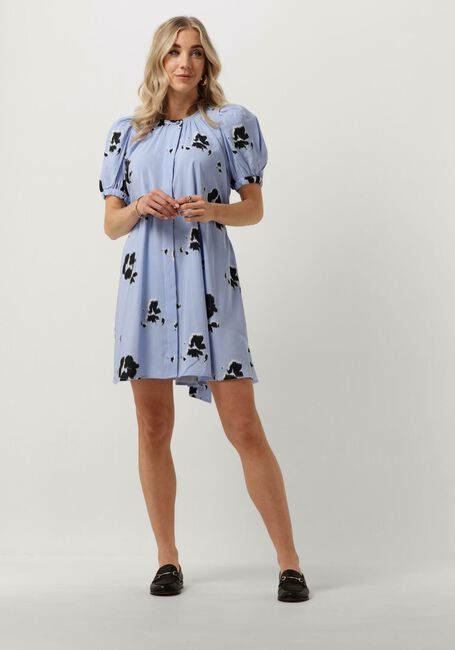 OBJECT Mini robe OBJJENNI 3/4 SHIRT DRESS en bleu - large