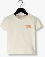MOODSTREET T-shirt GIRLS T-SHIRT FRONT + BACK PRINT Écru - medium