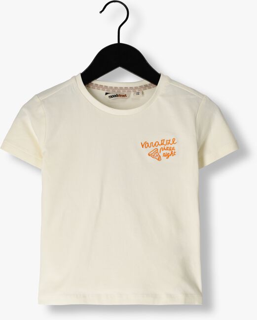 MOODSTREET T-shirt GIRLS T-SHIRT FRONT + BACK PRINT Écru - large