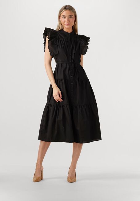 OBJECT Robe maxi OBJHOPE CHINNA RE S/S LONG DRESS en noir - large