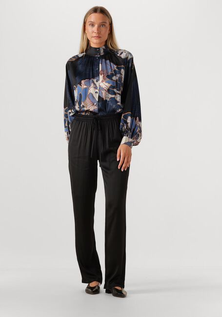 RESORT FINEST Pantalon large SATIN PANTS en noir - large