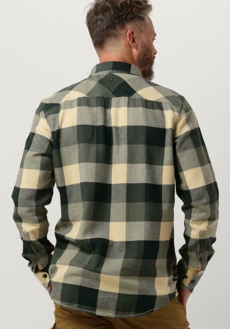 PME LEGEND Surchemise LONG SLEEVE SHIRT HEAVY CTN TWILL CHECK en vert - large