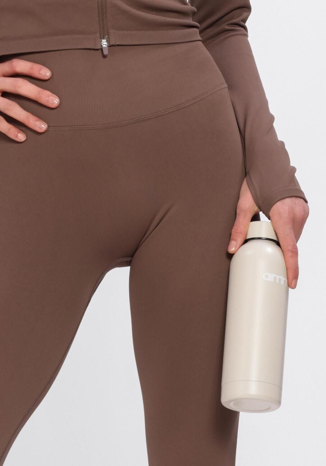 AIM'N SHAPE SEAMLESS TIGHTS Pantalons en marron - large