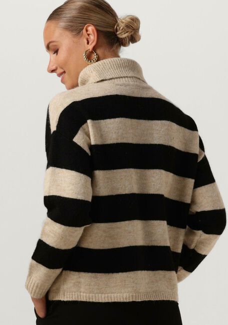 Beige OBJECT Coltrui OBJMINNA L/S ROLLNECK KNIT PULLOVER NOOS - large