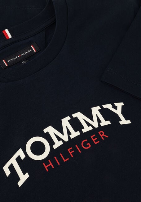 TOMMY HILFIGER T-shirt MONOGRAM GRAPHIC T-SHIRT Bleu fonc&eacute; - large