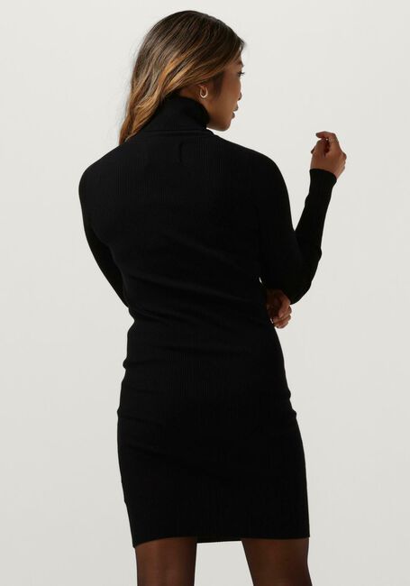CALVIN KLEIN Mini robe BADGE ROLL NECK SWEATER DRESS en noir - large