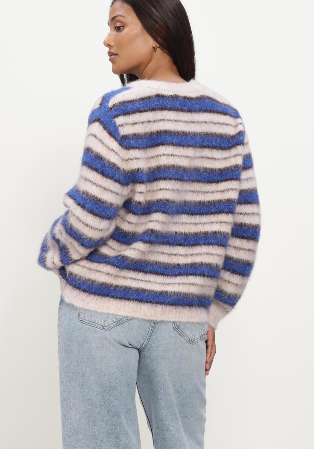 MODSTR&Ouml;M Pull DITLEVMD CARDIGAN en rose - large