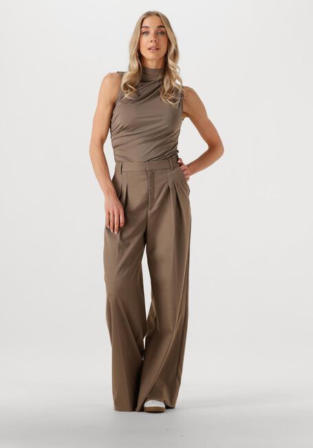 ROSEMUNDE Haut BILLIE SL DRAPE TOP en marron - large