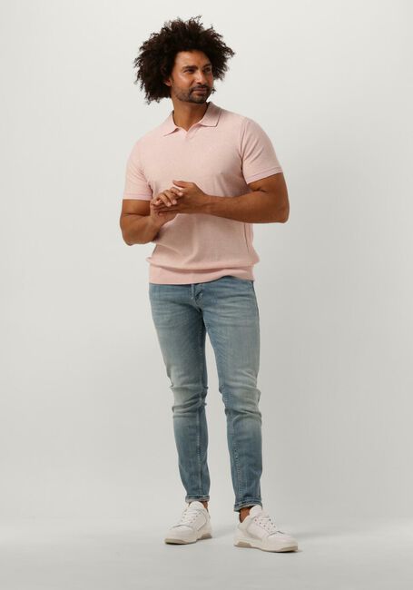 DSTREZZED Polo DS_MERCURY SHORT SLEEVE POLO Rose clair - large