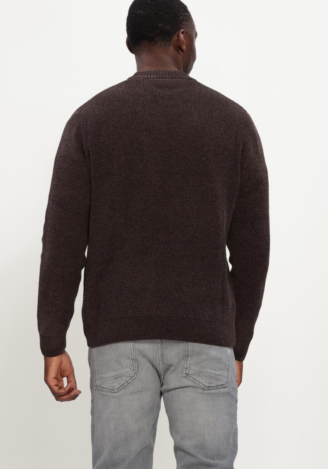 BLUE INDUSTRY Pull KNITWEAR en marron - large