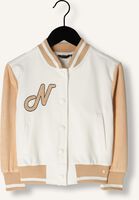 NONO Jack DARSY GIRLS VARSITY SWEAT JACKET WHITE Écru NONO Jack DARSY GIRLS VARSITY SWEAT JACKET WHITE Écru - medium