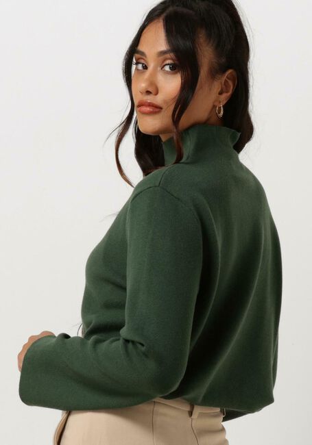 Groene MINUS Coltrui LUPI HIGH NECK KNIT PULLOVER - large