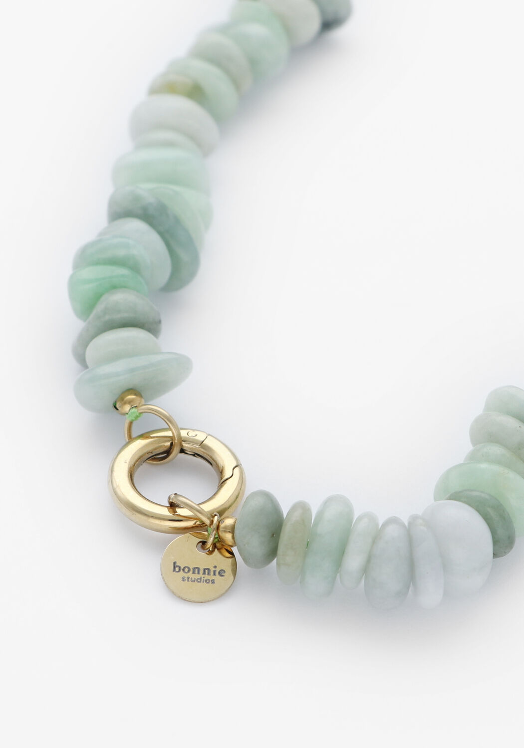 Groene BONNIE STUDIOS Sieraad YUYU GREEN NECKLACE - large