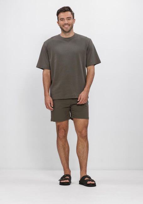 PROFUOMO T-shirt T-SHIRT CREW NECK HEAVY COTTON en vert - large