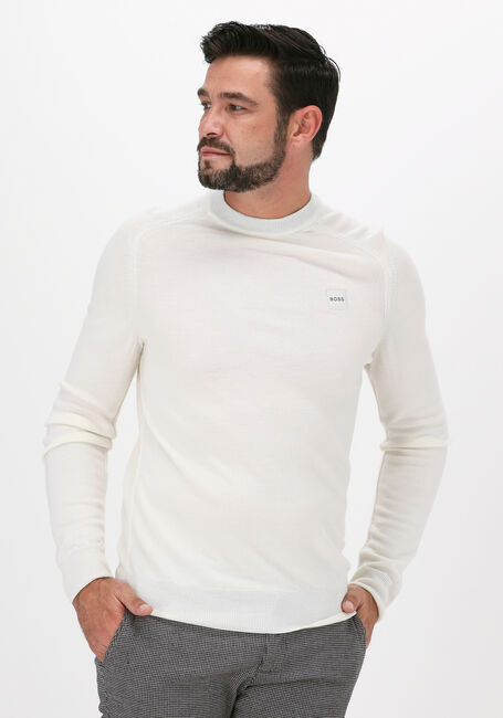 BOSS Pull ANSERLOT 10236510 Blanc - large